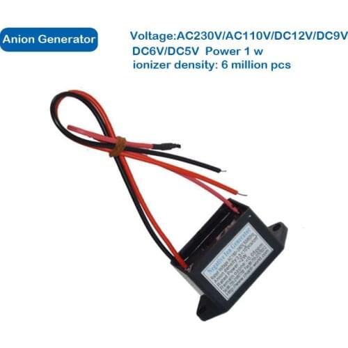 Home air purifier negative ion anion generator AC230V ionizer density 6,000,000pcs/cm3 ionizer car Free Shipping 2pcs/lot