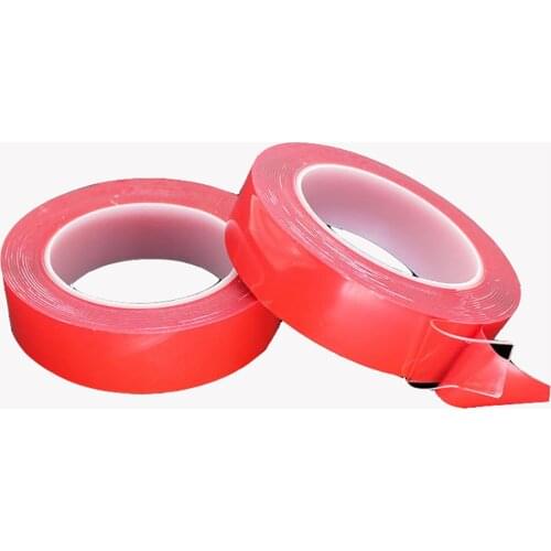 Universal 10mm Double-sided Tape No traces Adhesive Transparent Silicone Tape Sitcker Fits Motorcycle Plastic Metal Glass