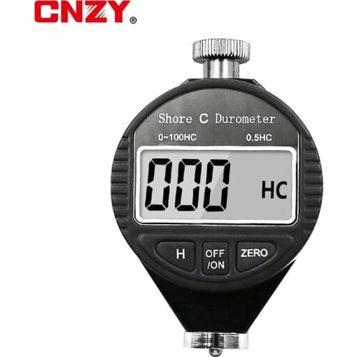 Electronic digital LEDdisplay Shore hardness tester silicone plastic rubber tire hardness tester 0-100A/C/D type hardness tester