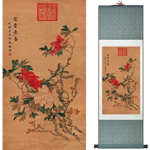 Birds and flowers painting home office decoration painting living room painting 19082202