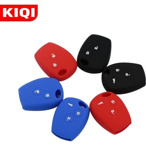 Silicon Car 2 3 Button Key Case Cover Holder for Renault Kangoo Sandero DACIA Scenic Megane Captur Twingo Modus Key Protector