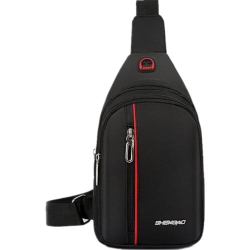 Small Backpack BOYS And GIRLS Chest Bag Shoulder Bag Oxford Canvas Satchel Bag Solid Color Casual Cross-shoulder Bag