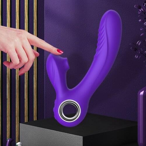 Powerful Thrusting Dildo Vibrator for Women Vagina Massager Clit Sucking Stimulator Adult Sex Toy Female Masturbation Pussy Wand