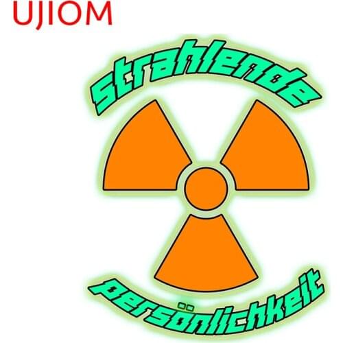 UJIOM Wall Stickers Cartoon Radiant Personality Wallpaper Decoration Waterproof Door Sticker Accessories Room Home Decor Decals