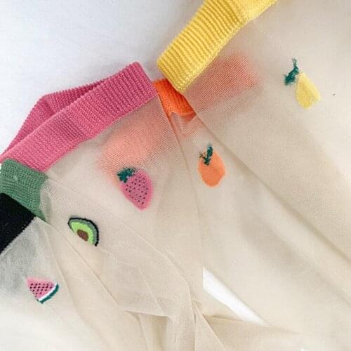 Women Socks 2020 New Girl Women Fashion Thin Funny Socks Women Breathable Transparent Cute Fruit Women Color Socks Korea Style