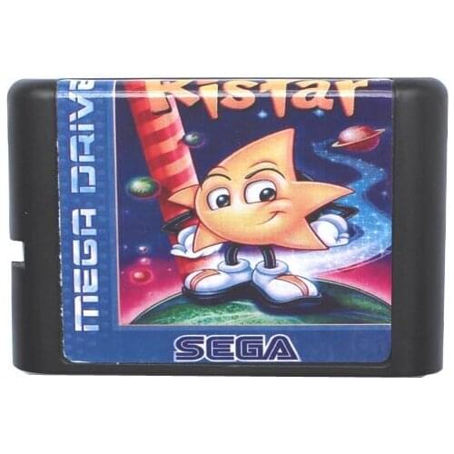 New Arrival Ristar 16 bit MD Game Card For Sega Mega Drive For Genesis