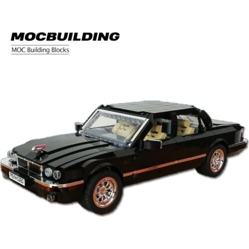 New Building Block Jaguar XJ Technology Car DIY Childrens Transportation Vehicle Block Model Education Toy Gift Model