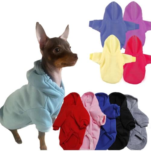 Autumn Winter Pet Dog Clothes for Dogs Hoodie Cotton Dog Coat Jacket Puppy Pet Clothing for Small Dogs Costume Pets Outfits York