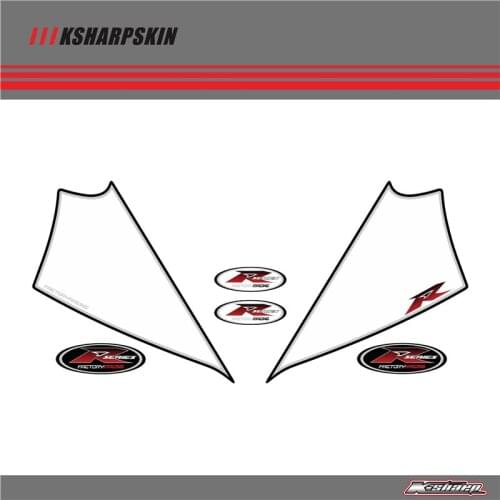 Front Fairing Motor Number Board 3D Gel Protector for YAMAHA R1 2004-2006 2005