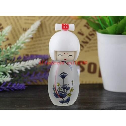 Practical 100 pcs/lot Capacity 20ml factory wholesale Q edition doll doll perfume bottle glass bottle spray bottle packing