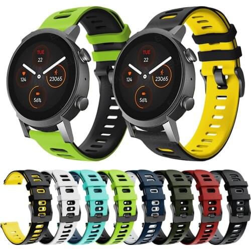EasyFit Strap For TicWatch E3 Wristband Watchband For TicWatch GTH Sports Silicone Band bracelet wristbelt correa accessories