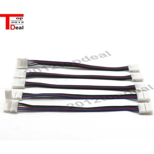 RGB LED Strip Connector 4pin 10mm Free Welding Connector 5pcs/lot