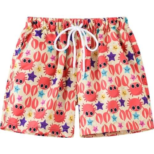 Boys Shorts Summer Boys Swimming Shorts Kids Boys Beach Shorts Fashion Print Childrens Pants Clothing