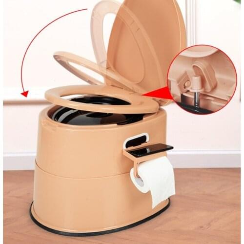 Portable toilet pan with rolling, 200kg, squatting, elderly, toilet, pregnant toilet, multifunctions, support