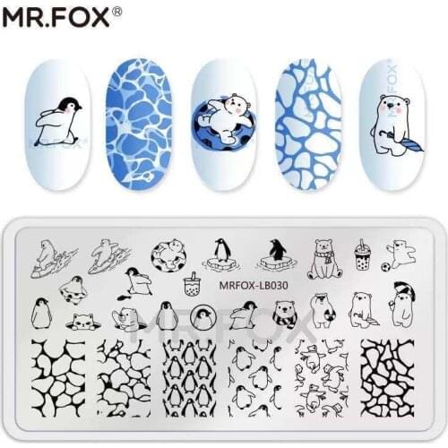 Stamp Plates Animal Image Nail Art Template Stainless Steel Floral Flower Lace Stencils