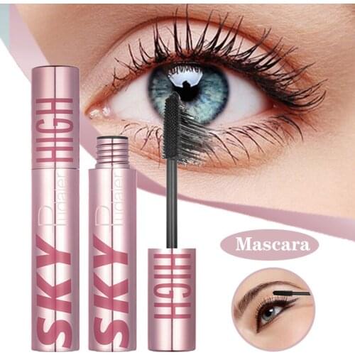 Waterproof Mascara Sweatproof Curling Mascara No Smudging Lasting Eye Makeup Washable for Women Girls SANA889