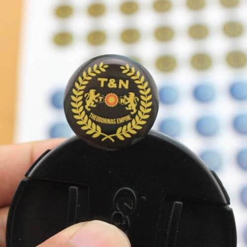 Transparent Personalized Flower Stickers