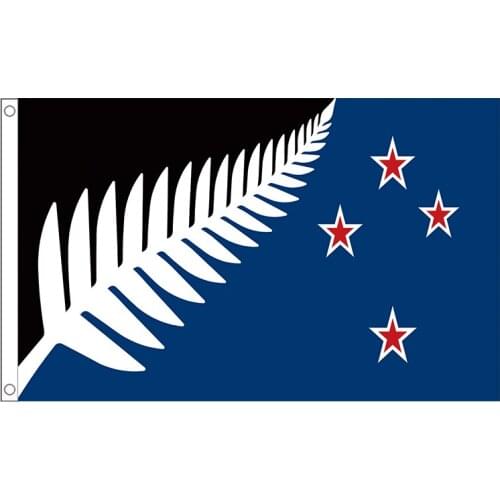 Xvggdg 90X150CM hanging NZ New Zealand Flag Kyle Lockwood Design Polyester Custom Banner