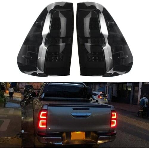 LED Car Taillight Tail Lamp Brake Reversing Reverse Rear For Toyota Hilux Revo 2015 2016 2017 2018 2019 Turn Signal Reverse
