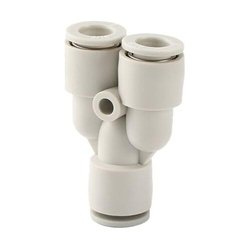 10 PCS SMC type KQ2U04-06 / 06-08 / 08-10 / 10-12 Y type reducer tee pneumatic tracheal joint PW