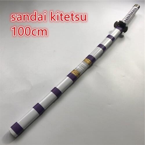 100cm Cosplay Kozuki Oden totsukanotsurugi sword Weapon Armed Katana Espada Wood Ninja Knife Samurai Sword Prop Toys