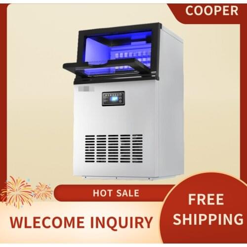 110V/220V 60KG 70KG 80KG Ice Maker Commercial Cube Ice Machine Automatic /Home Ice Machine / for Bar / Coffee Shop / Tea Shop