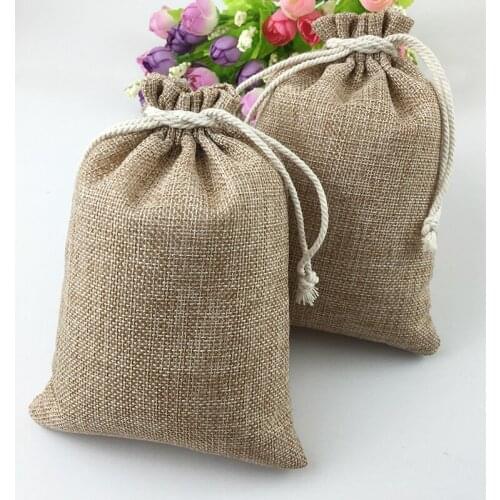 15x20cm 300pcs Cotton Drawstring Bag Jute Bags Small Bags For Women/food/jewelry Packaging Bags Pouches Gift Packing Bag Display
