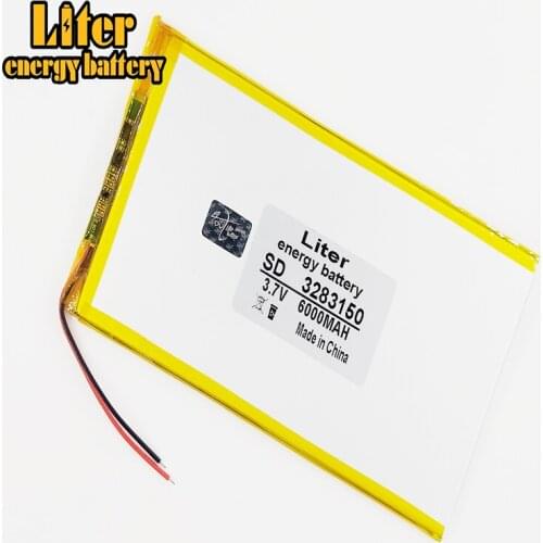 3283150 tablet battery 3.7v lithium 6000mAh Tablet polymer