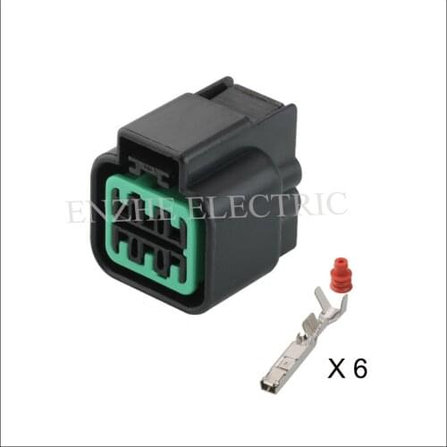 50SET PB625-06027 car female connector waterproof socket 6 Pin automotive plug include terminal and seal PB621-04020/PB621-03020