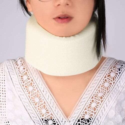 Safety Soft Firm Foam Cervical Collar Neck Brace Support Shoulder Pain Relief Color white Hot Selling
