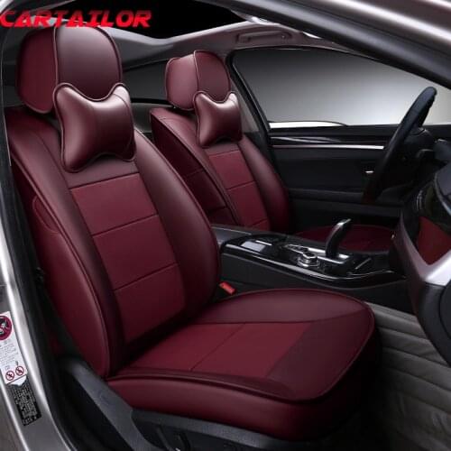 Cowhide& PVC Leather Seat Covers For Toyota RAV4 2013-2020 Car Seat Cover Accessories Automobiles Seat Cushion Support 15pcs/Set