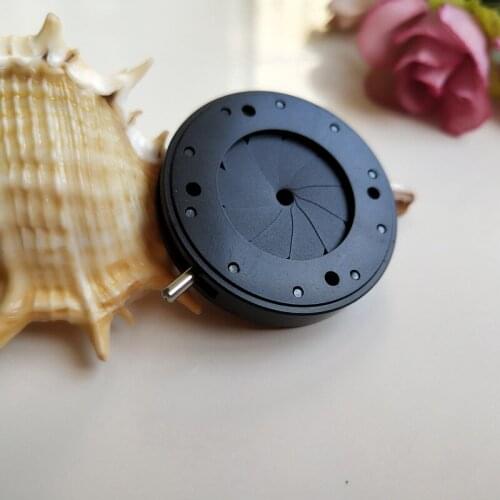 100pcs 1.5-17MM Amplifying Zoom Adjustable Iris Aperture Diaphragm with 10 Blades for Microscope Digital Camera Telescope