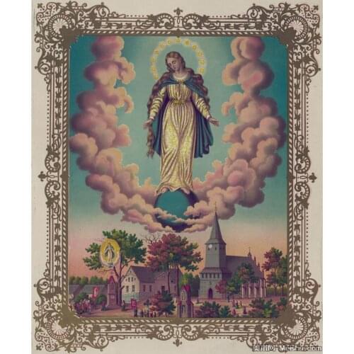 DIY Religious Christianity Art Diamond Painting Wall Art Posters Drill Embroidery Cross Stitch Pictures Home Decor JX169
