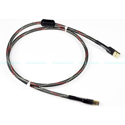 HiFi USB Cable Sliver Plated 5N USB A To B Cable DAC PC Laptop Quality USB Audio Data Cable