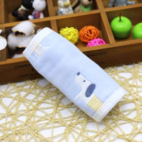 Newborn Baby Boys Girls Anti-bite Cotton Bibs Catroon Pattern Safety Shoulderpad 0-3T baby bibs for boys