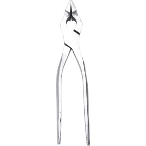 Handle Leather Pliers Steel Diy Edge Adjustment Press Flatten Forceps Bag Cloth Belt Clamp Craft Jaw Crimping Tool New