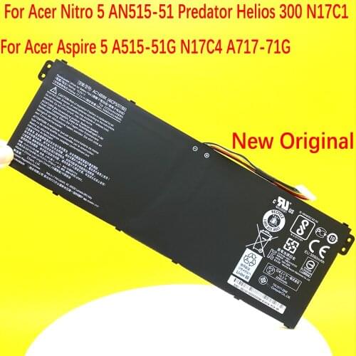 Original AC14B3K Laptop Battery For Acer Swift 3 3S F314-51 R11 R3-131T Aspire R5-571T V5-132 S14 CB3-511 ES1-531 15.2V 48Wh