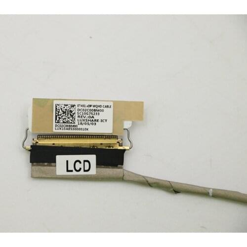 New Original LCD EDP WQHD 40pin Cable For Lenovo Thinkpad T480S ET481 01YN996 01YN997 DC02C00BM00 DC02C00BM10