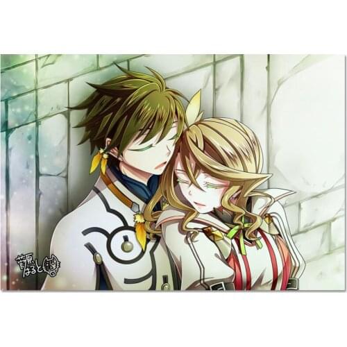 Tales of Zestiria the X Poster Cloth Silk Poster Home Decoration Wall Art Fabric Poster Print 40X60cm.50X75cm,60X90cm