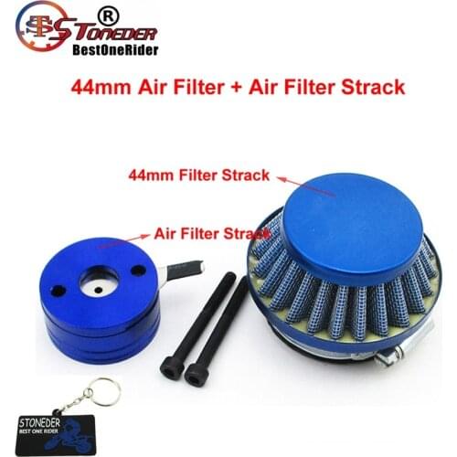 STONEDER Blue Air Filter Adapter Vstack For Mini ATV Dirt Bike Pocket Bike Big Foot Goped Gas Scooter