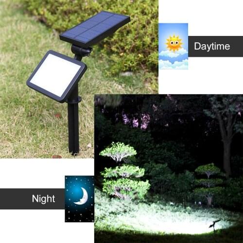 48LED Solar Light Outdoors on the Ground Solar Energy Lawn Flood Light Courtyard Landscape Wall Light