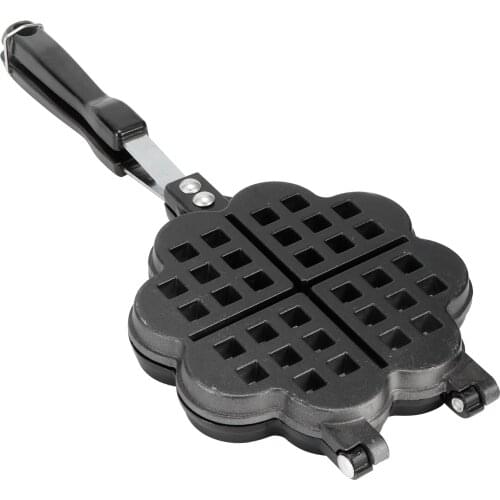 4 Molds Waffle Pan Maker Non-stick Buscuit Cake Bake Bakeware DIY Dessert Cooking Pan Plate For Home Kitchen