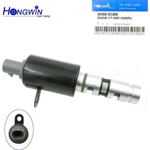 Exhaust Valve 24355-3C200 VVT oil control Solenoid for Hhyundai Veracruz Azera Santa Fe Kia AMANTI SEDONA 2007-2012
