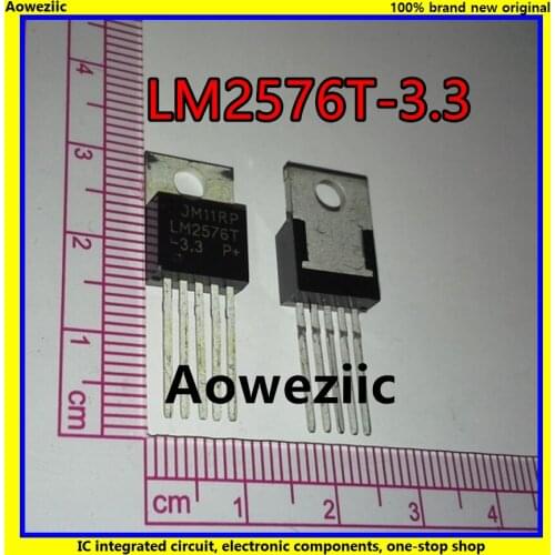 10Pcs/Lot LM2576T-3.3 LM2576 TO220-5 IC REG BUCK 3.3V 3A New Original Product