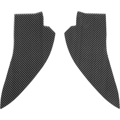 2pcs Real Carbon Fiber Car Dashboard Side Protection Decoration Stickers For Suzuki Jimny 2019+ Interior Car Accessories Trim