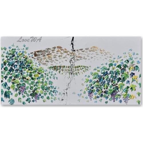 3D Textured Thick Acrylic Paintings Wall Hangings Outdoor Landscape Oil Painting Canvas Art Hot Selling Home Wall Showpiece