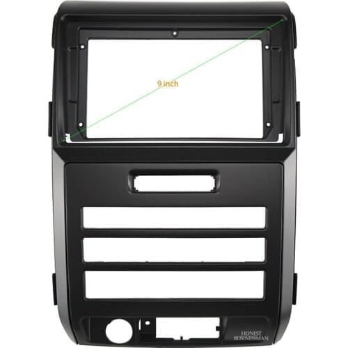 9 INCH Car Audio Frame GPS Navigation Fascia Panel Car dvd Plastic Frame Fascia is suitable for 2010 FORD F150/ RAPTOR