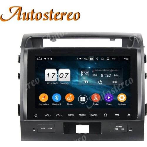 DSP Android9 Car DVD Player GPS Navigation Multimedia Player For TOYOTA LAND CRUISER LC200 2008-2015 Auto Radio Player Head Unit