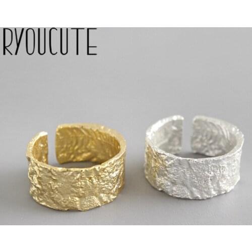 Bohemian Silver Color Big Geometric Irregular Rings For Women Gifts Girls Open Retro Antique Rings Wedding Jewelry