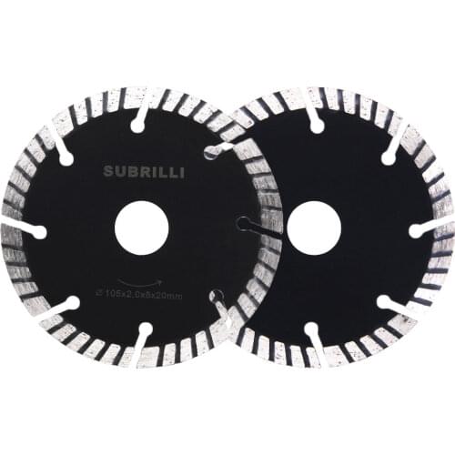 4" Diamond Blade Hot Pressed Turbo Segmented Blade For Cutting Concrete Hard Paver Brick and Marble Concrete Sandstone Granite